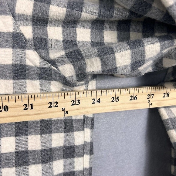 Vintage LL Bean Chamois Cloth Shirt Mens 16.5 Tall Plaid Button Up Long Sleeve - Picture 10 of 14